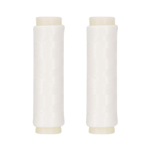 ccHuDE 2 Pcs 0.2mm 250m Fishing Bait Threads Nylon Elastic Fishing Lines Stretch Fish Strings White Fishing Line Wires Thin Fish Threads Invisible Strings for Crafts