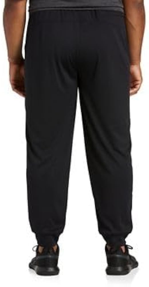 Amazon.com: Reebok Big and Tall Performance Double-Knit Ribbed-Hem