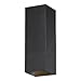 Access Lighting - HI Access 50011LEDD-BL/CLR Transitional LED Flush Mount from Transformer Collection in Black Finish, 3.00 inches
