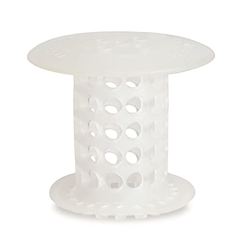 Tubshroom Revolutionary Tub Drain Protector Hair Catcher/Strainer/Snare, Clear 2 Count #TOP6