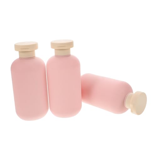SWOOMEY 3 Piezas De Botella De Loción Espumosa De PVC Paquete De Bolsillo Vitrina Estuche Protector Botella De Champú Champú Verde Champú Líquido Relleno Champú Acondicionador