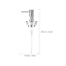 Imagen de SKISUNO Cabezal Plata de Bomba Dispensadora de Plástico Control de Cantidad y Reducción de Derrames para Botellas Grandes de Champú y Loción para Uso en Jabón