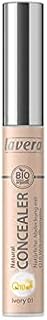 lavera Natural Concealer Q10 -Ivory 01- Formula with Q10  Makes you look fresher and more awake  Vegan Natural cosmetics Make-up Organic plant ingredients 100% natural make-up (5.5 ml)