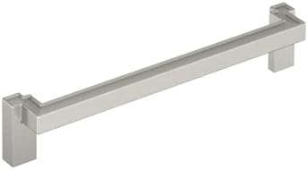 Signature Hardware 954054-7916 Matilde 7-9/16 Inch Center to Center Drop Cabinet Pull - Satin Nickel