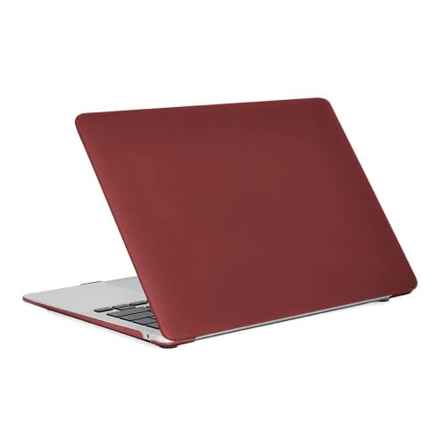 Image of Red Lemon Ultra Thin Matte Hardcase Case Cover for M1 MacBook Air 13 inch M1 A2337 A2179 [2020 2019 2018 Release] M1 A2337 A2179 A1932 with Retina Display Touch id (Wine Red)