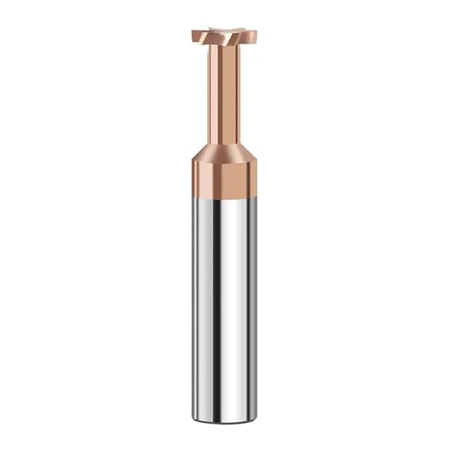 Fraise à rainurer en T carbure pour usinage alu et acier tungstène 3-10mm