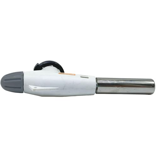Maçarico Portátil Branco a Gás - Acendimento Automático