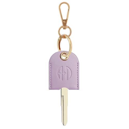 Image of Leather Keys Sleeve for Broken Car Key Loop Replacement, Keychain Cover Cute Protector and Holder for Men, Women