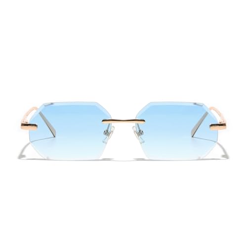Sunglasses Men Fashion Rimless Sun Glasse2