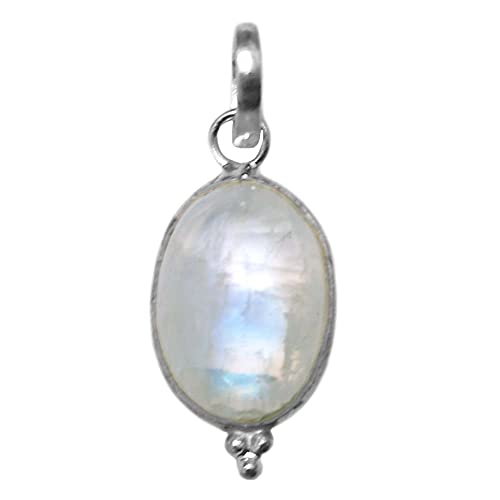 Pendentif pierre de lune arc-en-ciel pour sublimer vos tenues d'été