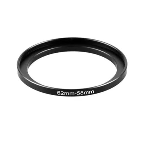 Adaptador de lente con 10 anillos de metal 52-72mm para usar filtros grandes en objetivos. 2