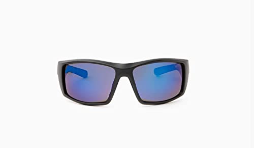Optic Nerve Blackwater Sunglasses, Polarized Active for Men/Women, Black Frame/Smoke Blue Lens2