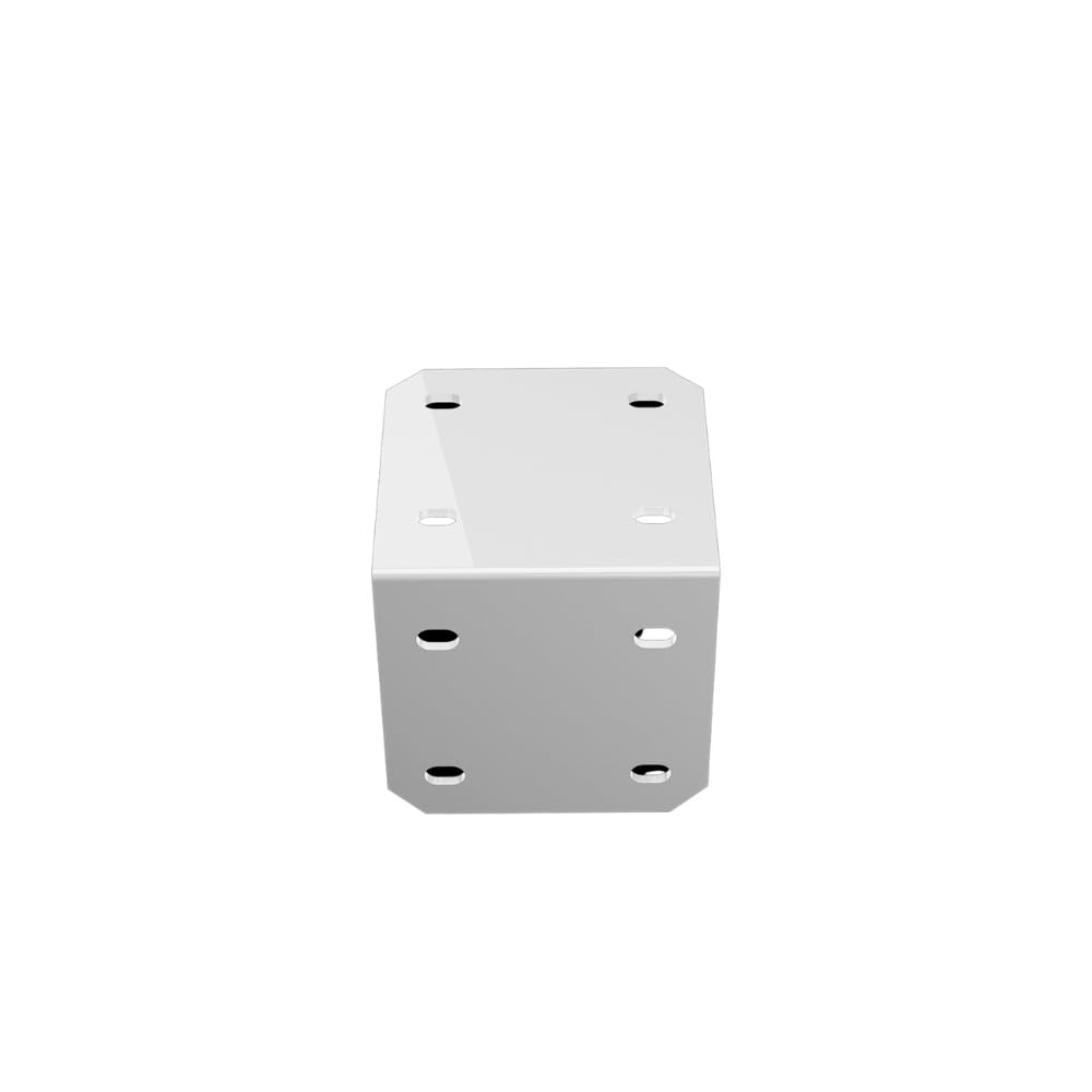 Home Deluxe - Soporte de Techo ERA para toldos - 4 Piezas, Color: Blanco, Incl. Tacos I Cubierta de Patio Protección Solar Protección contra el Viento