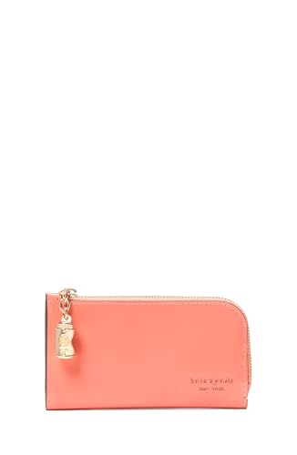 Image of kate spade new york Devin I Love You Script Embossed Leather Small Slim Bifold Wallet
