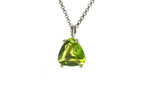 Colliers Faits Main pour les Femmes avec pendentif péridot en solitaire