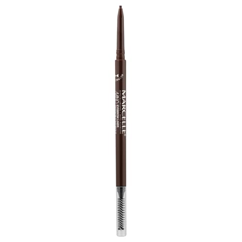 Marcelle Nano Eyebrow Liner, Dark Brown, Hypoallergenic and Fragrance-Free, 0.003