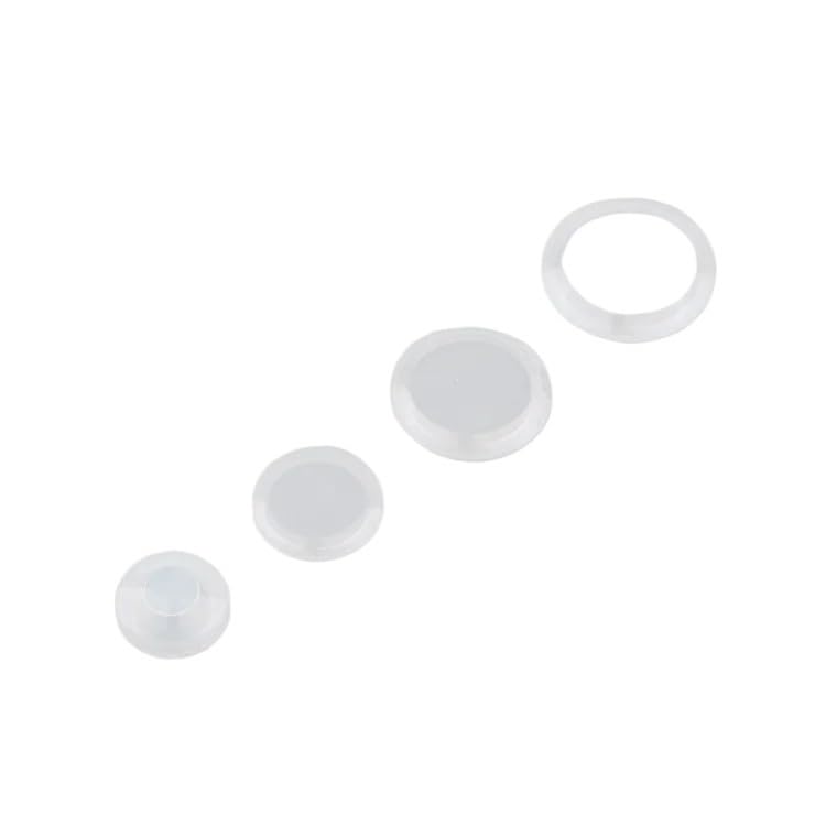 5Pcs 12mm 16mm 19mm 22mm 25mm Metal Push Button Switch Protection Cover Silicone Waterproof Dust Cap(19mm)