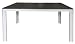 Produktbild Pure Home & Garden Aluminium Gartentisch Fire mit Polywood Tischplatte, 120x70 cm absolut wetterfest, Silber