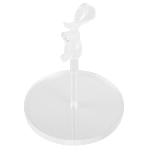 ERINGOGO Doll Stand Rack Acrylic Construction Adjustable Height Sleek Design Perfect for Display