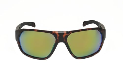 Image of Smith Deckboss Sunglasses Matte Tortoise /ChromaPop Polarized Green Mirror, One Size