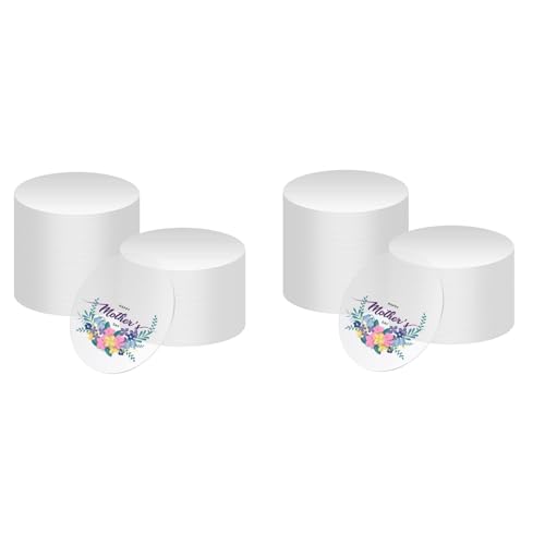 Disque acrylique rond 4 pouces en lot de 100 pour en finir avec les supports de loisirs fragiles