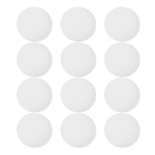 KOMBIUDA Cubierta Difusora Antideslumbrante para Foco 5 Pulgadas, 12 Piezas, Acrílico Redondo Translúcido, Difusor de Luz Descendente LED para Lámparas de Techo y Ventiladores,
