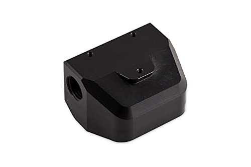Sensor de flujo Aquacomputer High Flow 2 con roscas 2x G1/4 en acabado plata y negro para PC 3