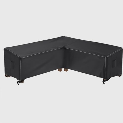 Housse canapé d'angle imperméable et anti-UV, bâche de protection extérieure 215cm
