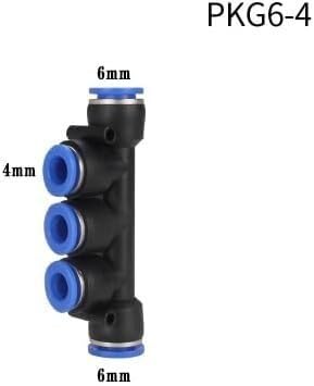 Conector neumático de 5 vías con diámetro variable para tuberías 3