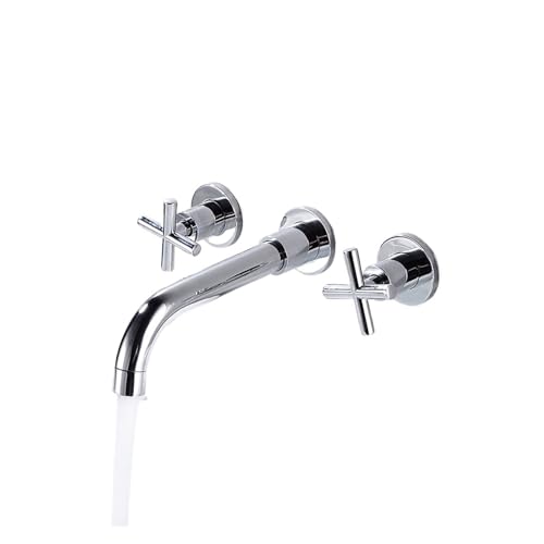 Grifo de lavabo que elimina salpicaduras gracias a su mezcla empotrada 2