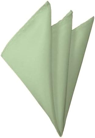 Romario Manzini Solid Light Sage Green Color Hankerchief Pocket Square