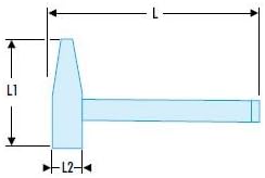 Facom 205C.50 Graphite Handle Engineers Din Hammer, 320mm