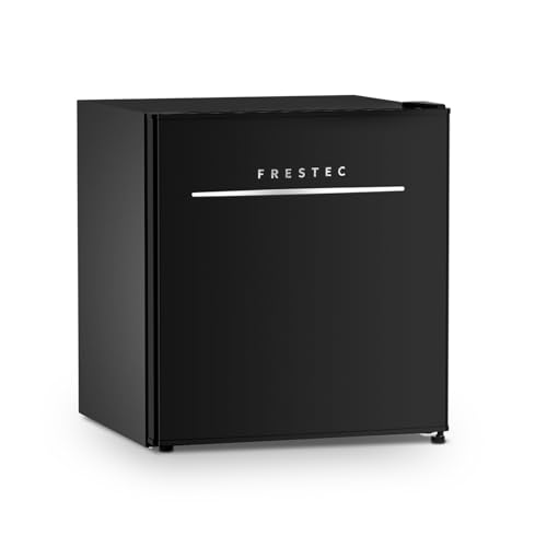Image of Frestec 1.7 Cu.Ft Mini Fridge with Freezer, Mini Fridge for Bedroom, Small Refrigerator, Dorm Refrigerators with Freezer, Compact Refrigerator for Office, Apartment, Bedroom (Black)
