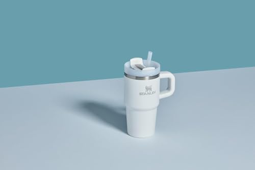 Image of STANLEY Quencher H2.0 Tumbler with Handle and Straw 14 oz | Flowstate 3-Position Lid | Cup Holder Compatible for Travel | Insulated Stainless Steel Cup | BPA-Free | Frost