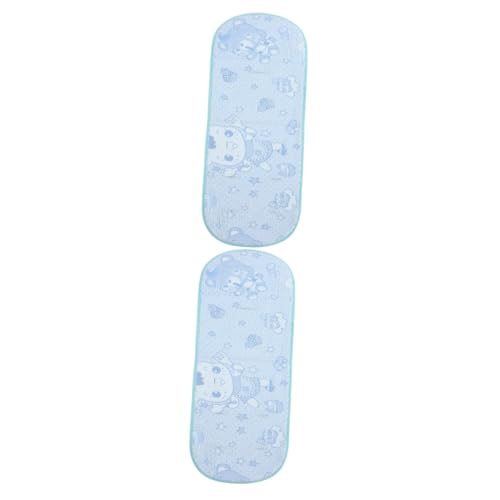 Tapis rafraîchissant pour poussette en soie glacée qui régule la température de bébé en été