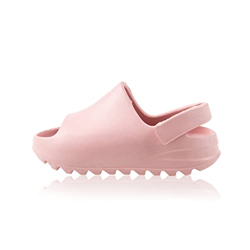 Image of Toddler Little Kids Slides Sandals, Kid Summer Slip On Slides Sandals,Slippers with Strap Anti-slip Water Shoes,Indoor Outdoor Lightweight Slippers Sandals for Boys and Girls