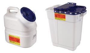 BD Pharmaceutical Collector, Pharmaceutical, 3 Gallon, Plug Cap 305633