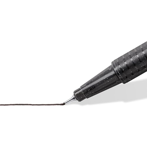 Staedtler Triplus Fineliner Porous Point Pen, Stick, Extra-Fine 0.3 Mm, Assorted Ink Colors, Silver Barrel, 10/pack - Thumbnail 6
