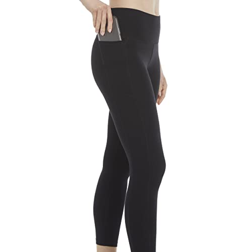 Energy Zone Womens Cotton Stretch 7/8 Legging with Pockets3