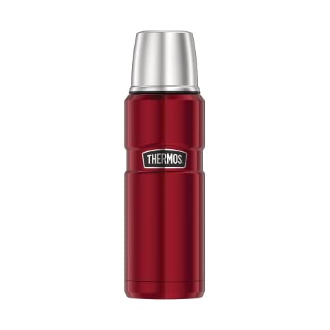 Thermos 4003.248.047 Thermosflasche Stainless King, Edelstahl Cranberry 0,47 l Cover