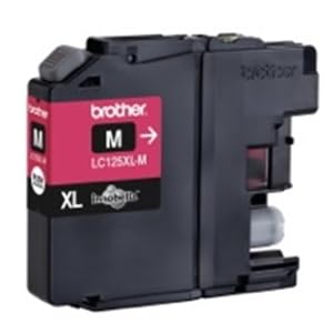 Cartouche d'encre magenta Brother d'origine (LC-125XLM)