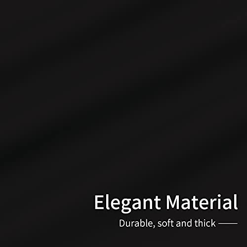 Image of Easy-Going Blackout Curtains for Bedroom, Solid Thermal Insulated Grommet and Noise Reduction Window Drapes, Room Darkening Curtains for Living Room, 2 Panels(42x84 in, Black)