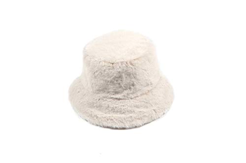 Chapeau de pêcheur hiver femme en maille épaisse unie