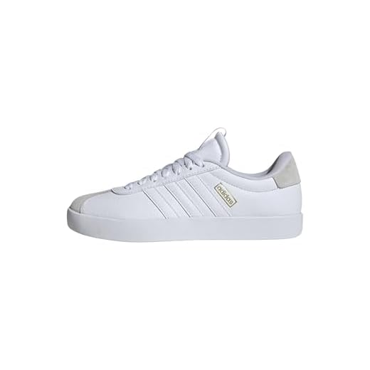 adidas Vl Court 3.0 Shoes, Zapatillas Mujer, Cloud White Cloud White Grey One, 42 2/3 EU