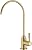 Fonveth Drinking Water Faucet, Upgrade Brushed Gold Single Handle Solid Brass Kitchen Bar Sink Drinking Water Faucet, Water Filtration Faucet
