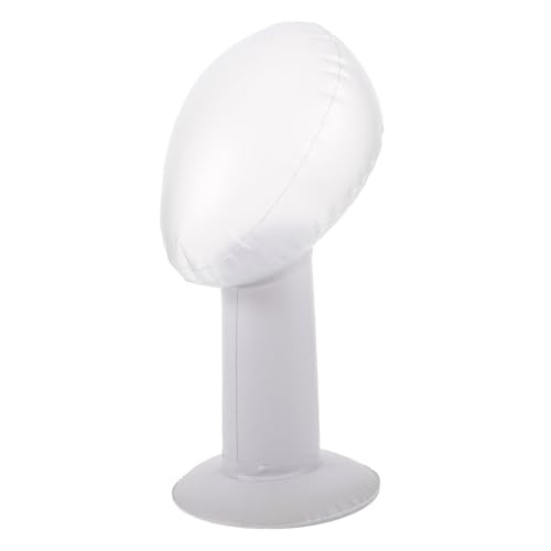 Baluue Inflatable Mannequin Head Hat Stand Display Rack for Multiple Baseball Caps Plastic Hat Holder