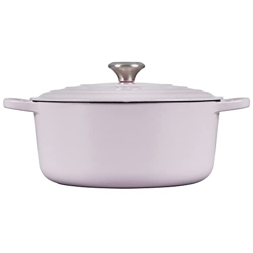 Le Creuset Enameled Cast Iron Signature Round Dutch Oven, 7.25 qt., Shallot by Le Creuset - Image 4
