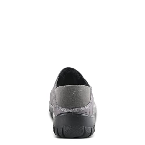 Image of Flexus Spring Step Mella Slip on Shoes for Women - Waterproof Nylon Loafer with Snow Grip Clip - Comfortable Ladies Shoes for Outdoor