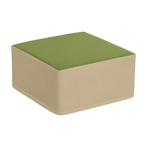 ECR4Kids SoftZone Junior Pedestal Play Block Corner Climber, Beginner Playset, Earthtone