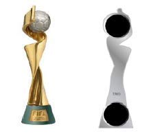 FIFA Coupe du Monde féminine France 2019™-Magnet Trophy Adulte Unisexe Réplique Taille Unique